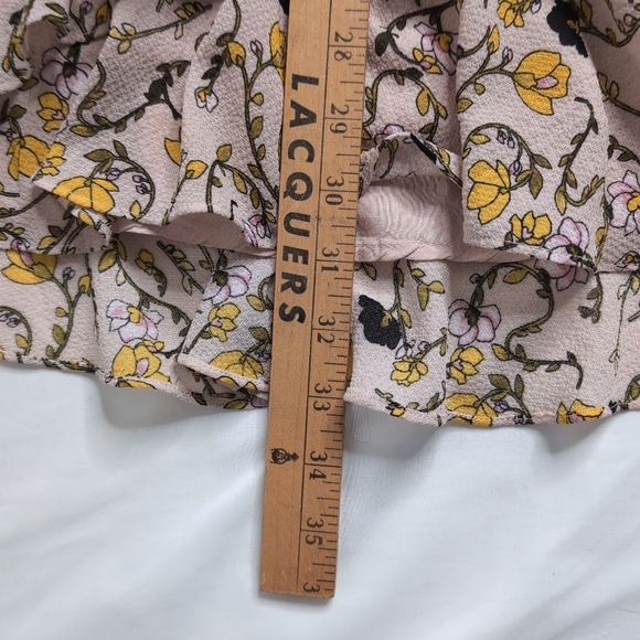 Nordstrom Rack (Cashmere and Cupcake Pink Frilly Floral Patterned Dress, Size S - Picture 6 of 9